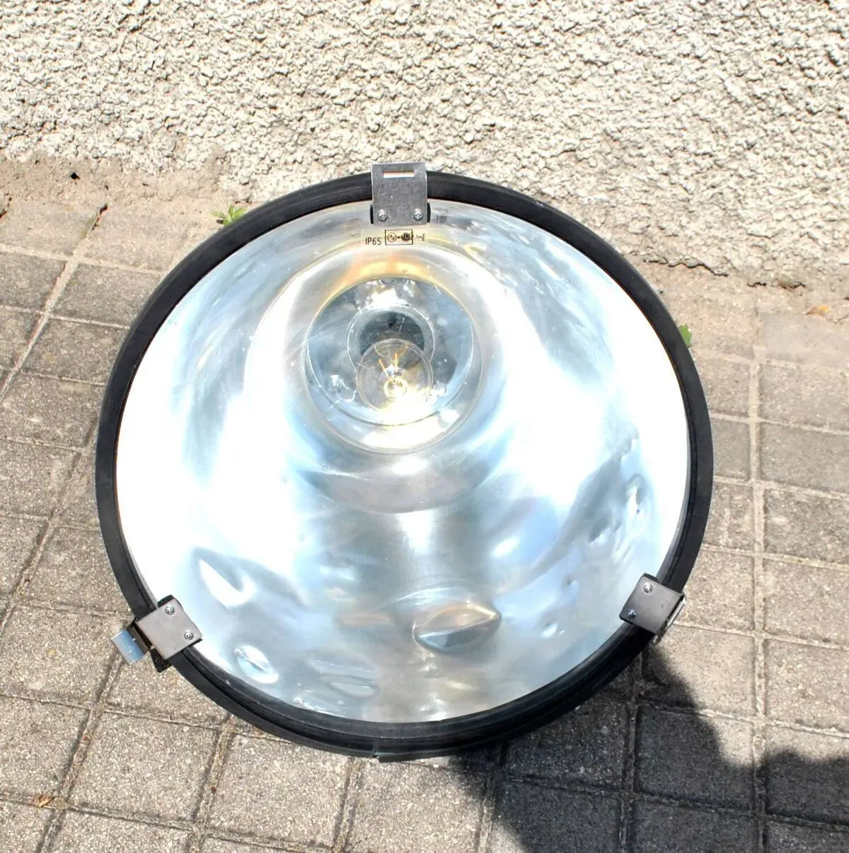 Illustration numéro 3 du produit Lampe Industrielle Suspension d'Atelier en métal et verre vintage