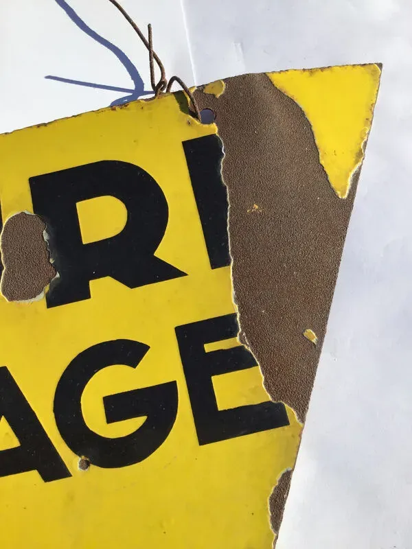 Illustration numéro 3 du produit Plaque émaillée teinture dégraissage double face