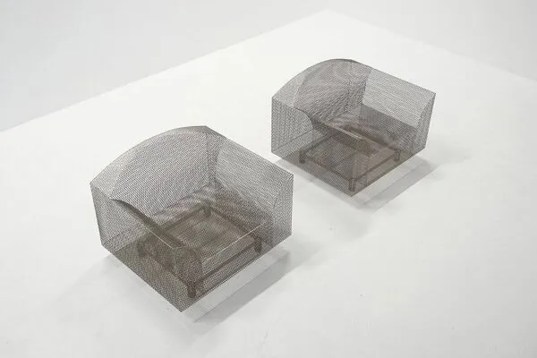 Illustration numéro 3 du produit Chaises How High the Moon de Shiro Kuramata pour Vitra, Set de 2