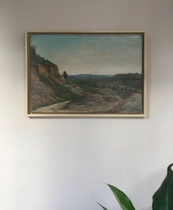 Illustration numéro 3 du produit Le tailleur de pierres.huile sur toile d’henri lhérault 1860-1928