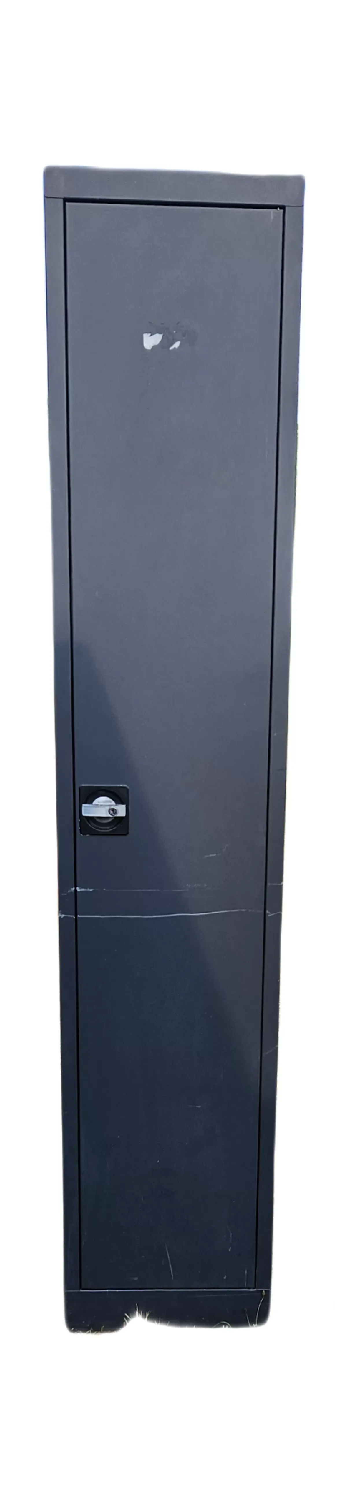 Illustration numéro 3 du produit Armoire vestiaire industrielle fer bleu marine