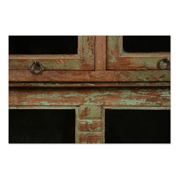 Illustration numéro 3 du produit Meuble de présentation en bois à 20 placards vitrés