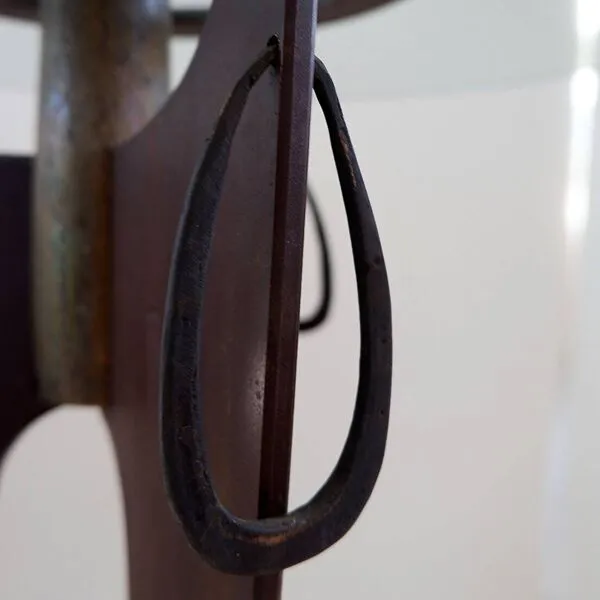 Illustration numéro 3 du produit Table console sculpturale en bronze et verre de Vincent Wegnez - Belgique 20e siècle
