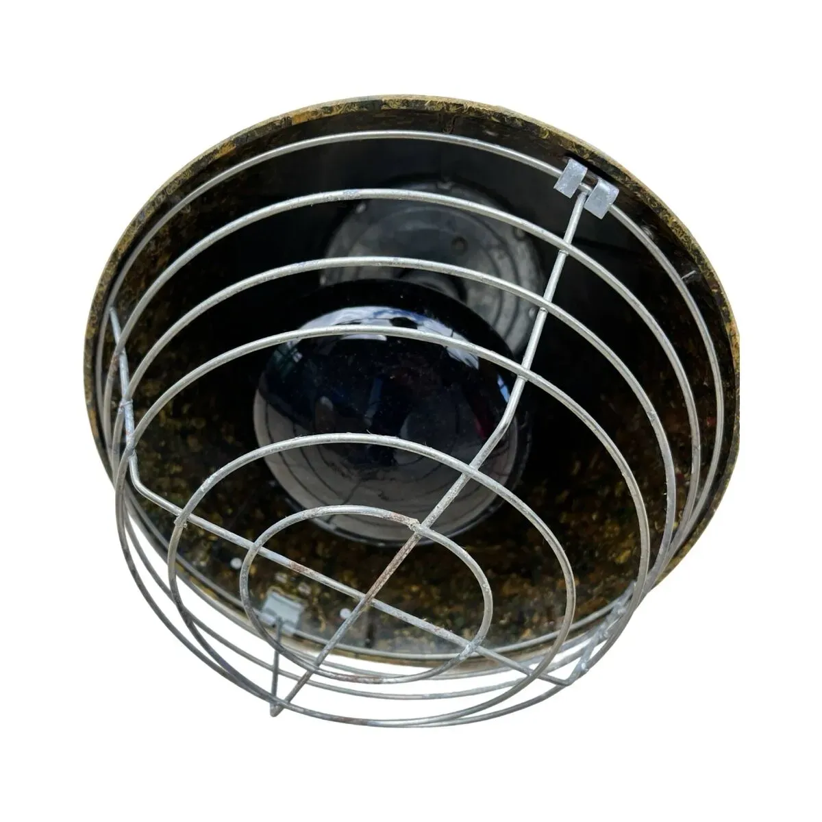 Illustration numéro 3 du produit Lampe suspendue industrielle, chauffante, Narva Leuchen, Allemagne, années 1970