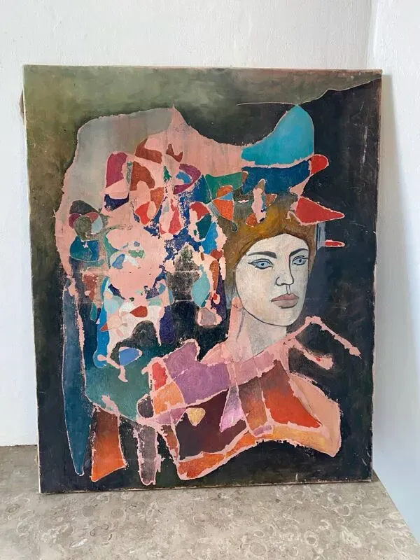 Illustration numéro 3 du produit Allégorie de l’arlequin des années 70