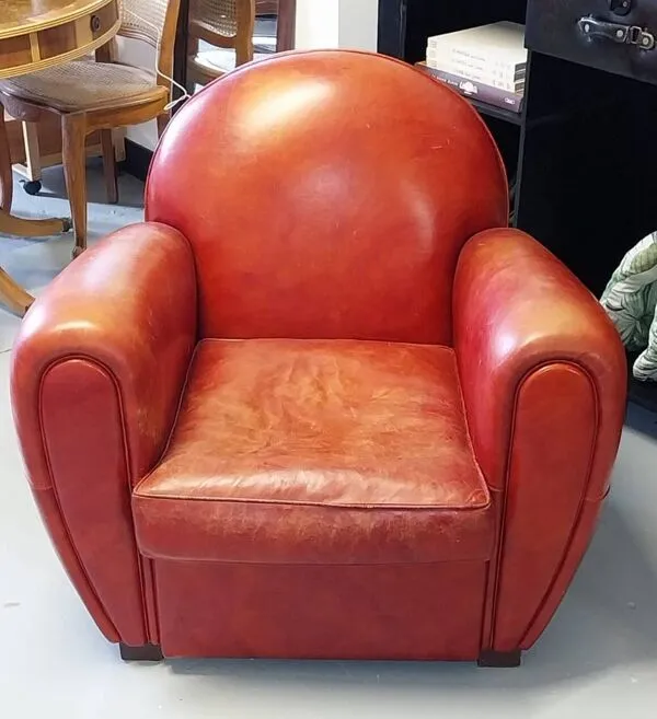 Illustration numéro 3 du produit Fauteuil club Edgar