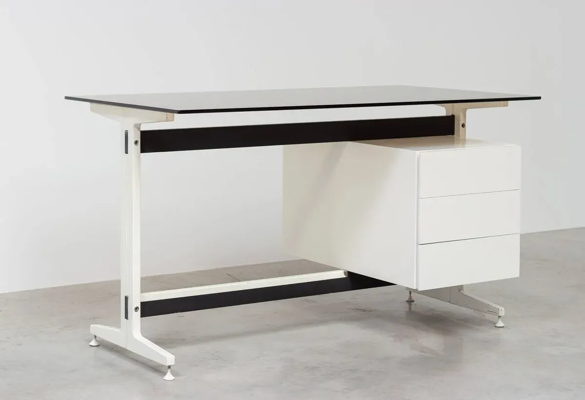 Illustration numéro 3 du produit Bureau Etienne Fermigier Modernisme français France Années 1960 Design vintage