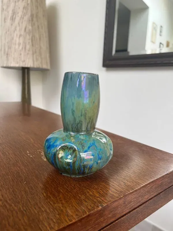 Illustration numéro 3 du produit Petit vase en grès – probablement Alphonse Cytère, Rambervilliers,