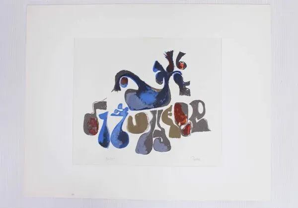 Illustration numéro 3 du produit Lithographie de René Myhra 1960