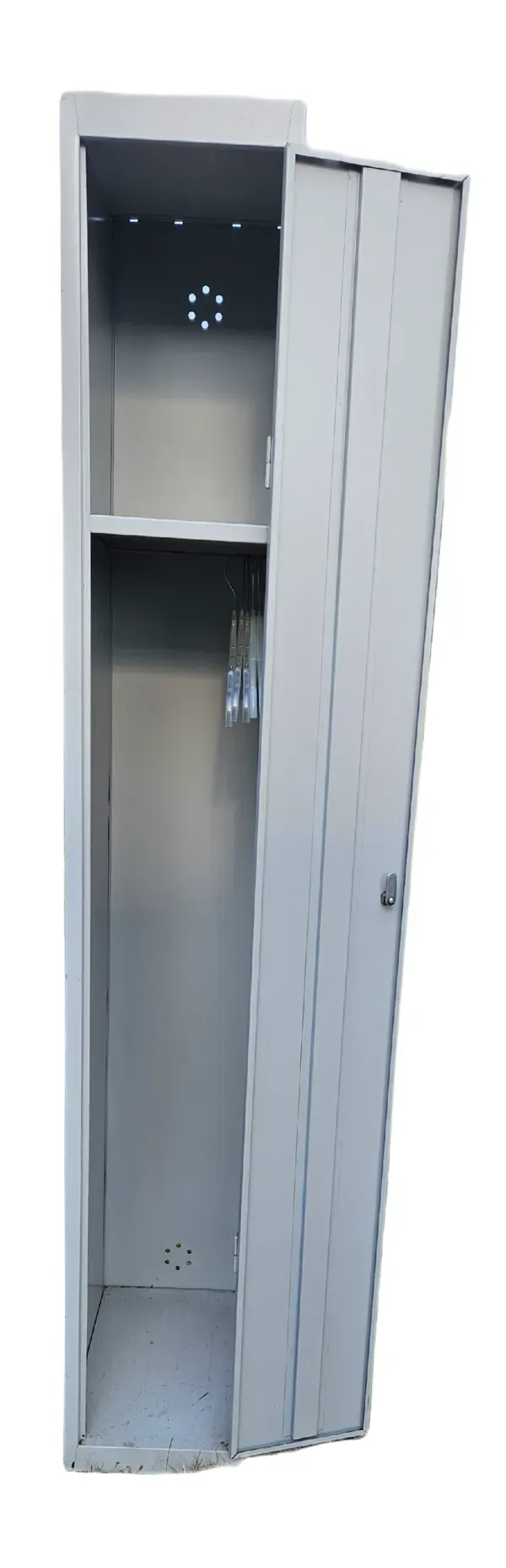 Illustration numéro 3 du produit Vestiaire industriel en métal à une porte