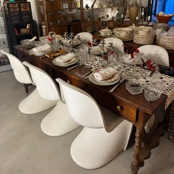 Illustration numéro 3 du produit Lot de 6 chaises Verner Panton édition Vitra