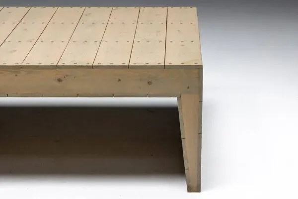 Illustration numéro 3 du produit Table basse par Dom Hans van der Laan et Jan de Jong, Pays-Bas, années 1960