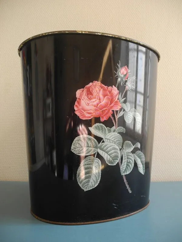 Illustration numéro 3 du produit corbeille papier Massilly déco bureau vintage waste paper basket