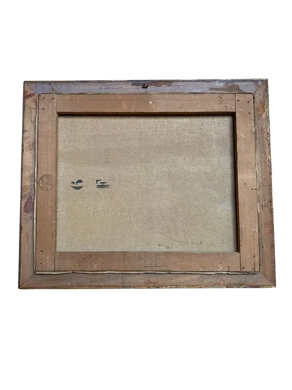 Illustration numéro 3 du produit Vache au bord d’une rivière – École française, fin XIXe siècle