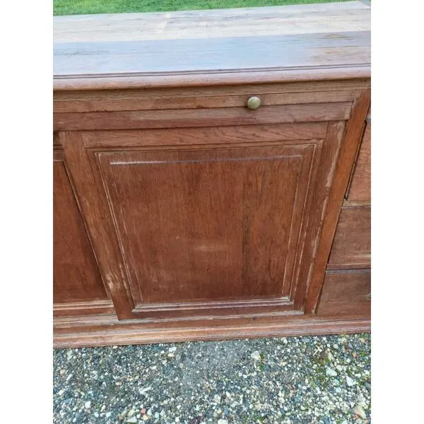 Illustration numéro 3 du produit Meuble de magasin année 30 chêne