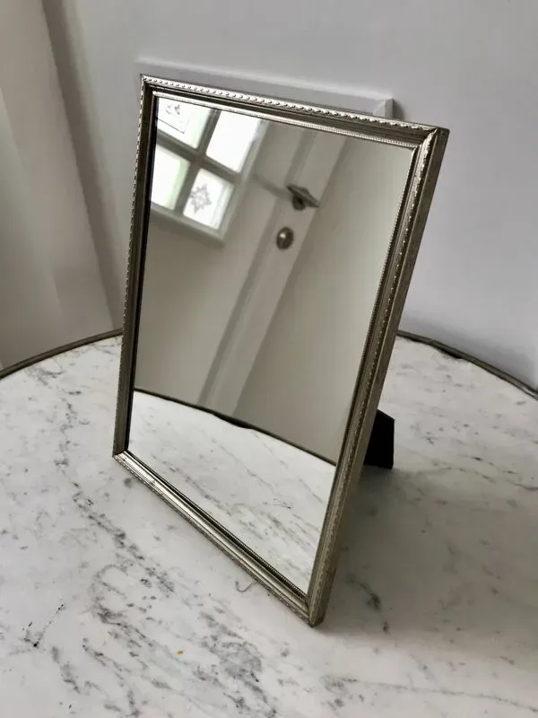 Illustration numéro 3 du produit miroir en acier chromé années 40-50