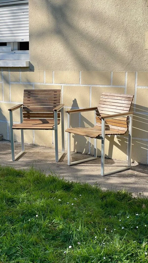 Illustration numéro 3 du produit Paire de fauteuils esprit Karin Mobring Ikea