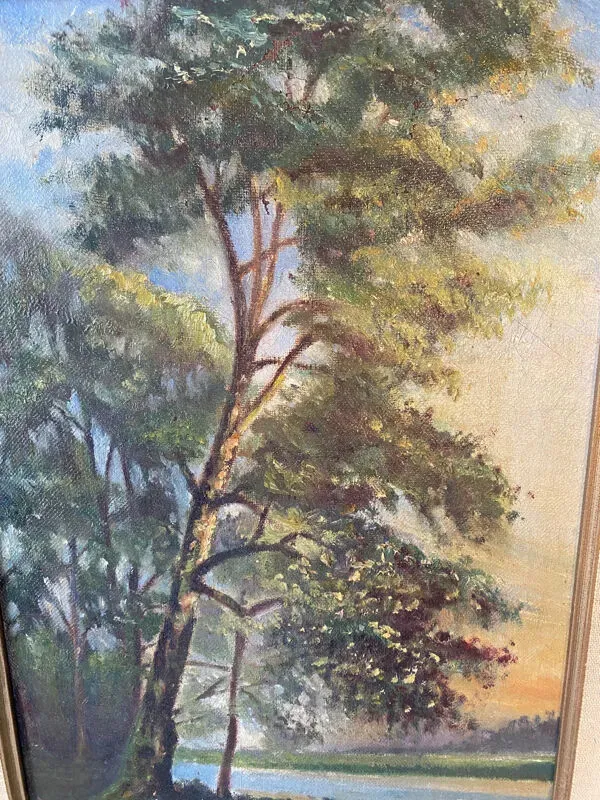 Illustration numéro 3 du produit École française paysage d’arbre