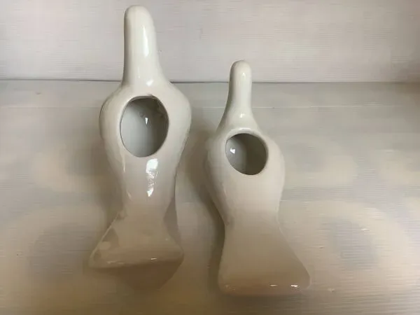 Illustration numéro 3 du produit Paire d’oiseaux cache pot Bassano