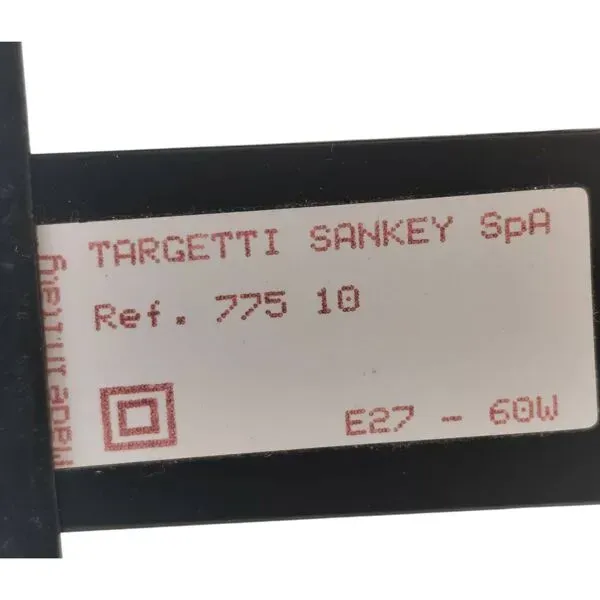 Illustration numéro 3 du produit Lampe de table Targetti Sankey Pyramid vintage des années 1990