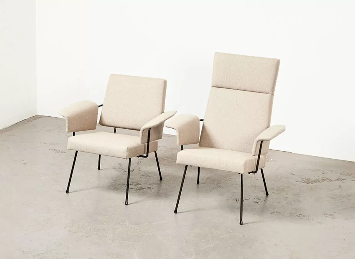 Illustration numéro 3 du produit Paire de fauteuils par Rudolf Wolf pour Elsrijk années 1950