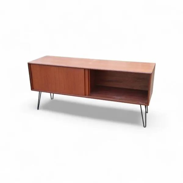 Illustration numéro 3 du produit Enfilade Vintage Style Scandinave - Pieds en Épingle (153 cm)