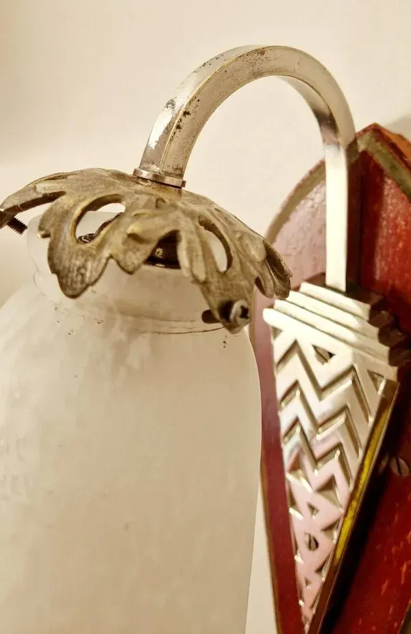 Illustration numéro 3 du produit Applique murale Art Déco signée Müller Frères- Vers 1920