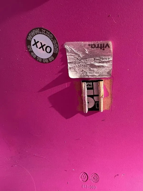 Illustration numéro 3 du produit Paire de Panton Chairs Rose de Verner Panton