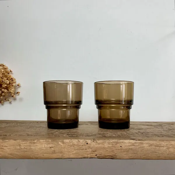 Illustration numéro 3 du produit 6 verres fumés vereco vintage