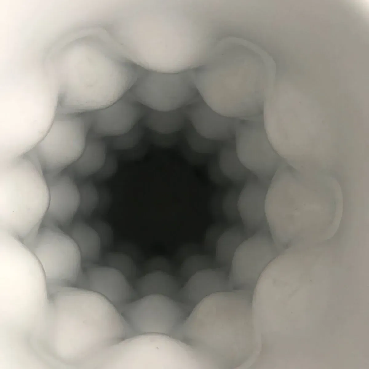 Illustration numéro 3 du produit Vase Platiné Vintage • ''Vibrations'' • Rosenthal • 1970