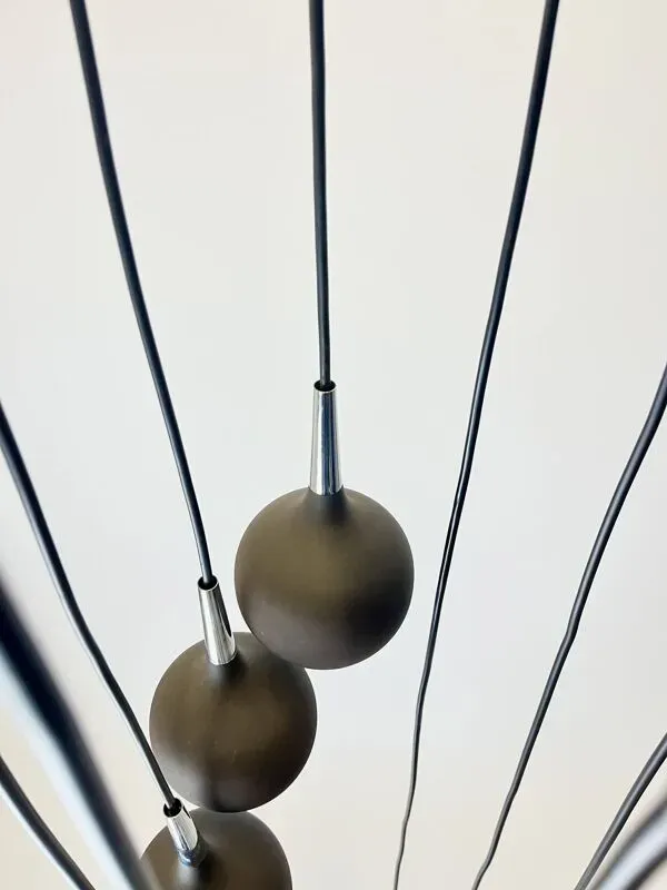 Illustration numéro 3 du produit Suspension vintage Hans-Agne Jakobsson Dome pour AB Markaryd, 1970 Swe