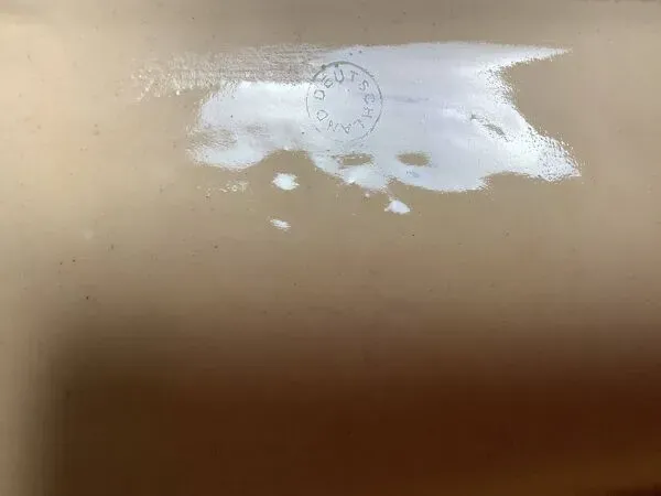 Illustration numéro 3 du produit Jardinière Art Déco motif fleurs aux pochoirs