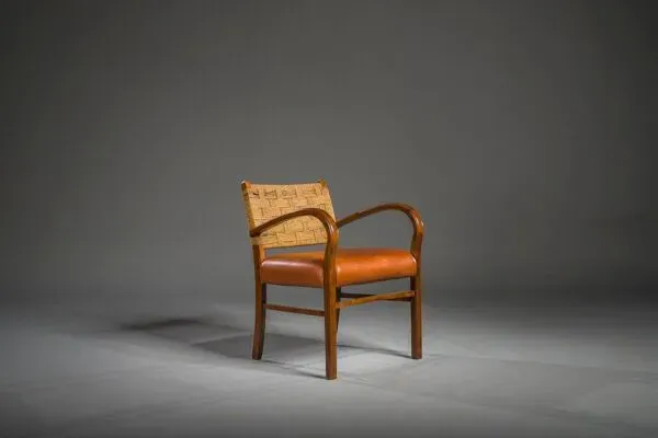 Illustration numéro 3 du produit Fauteuil Bauhaus par Axel Larsson pour Bodafors, 1930
