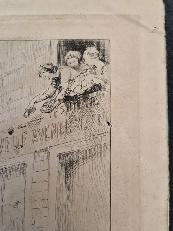 Illustration numéro 3 du produit Gravure à l'eau forte, Omer Désiré Bouchery (1882-1962)