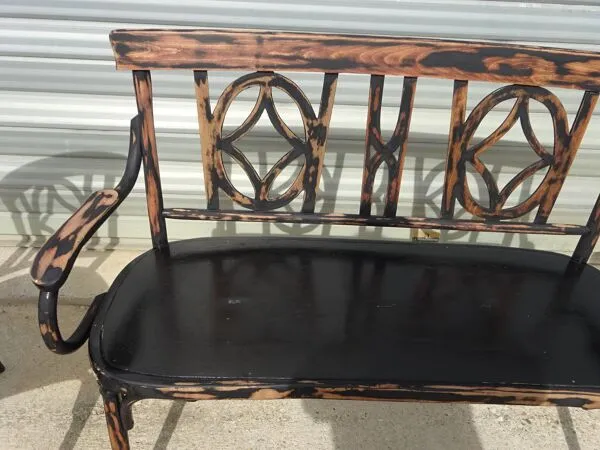 Illustration numéro 3 du produit Salon Baumann, fauteuil, banquette et chaise bistrot