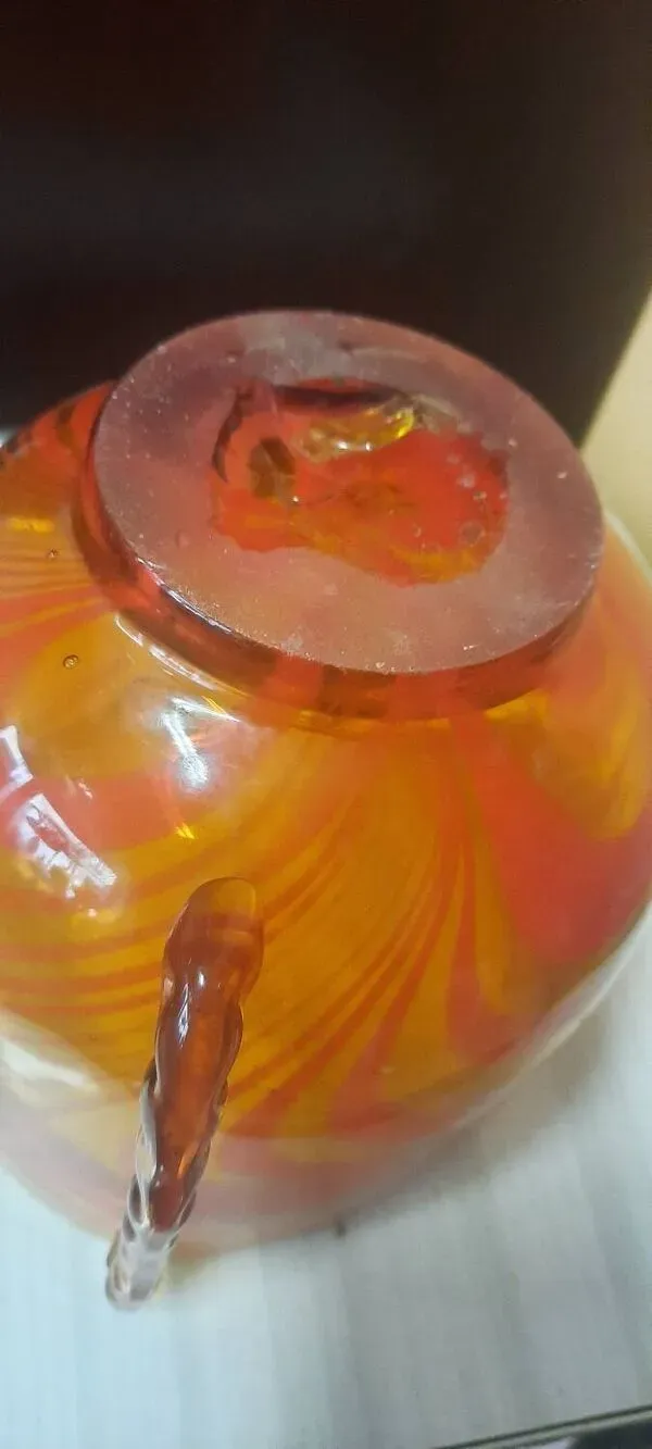 Illustration numéro 3 du produit Vase en verre, 1970