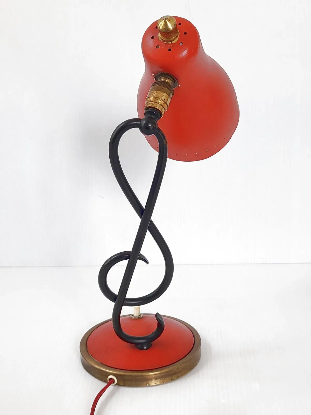 Illustration numéro 3 du produit Lampe clé de sol vintage 1950