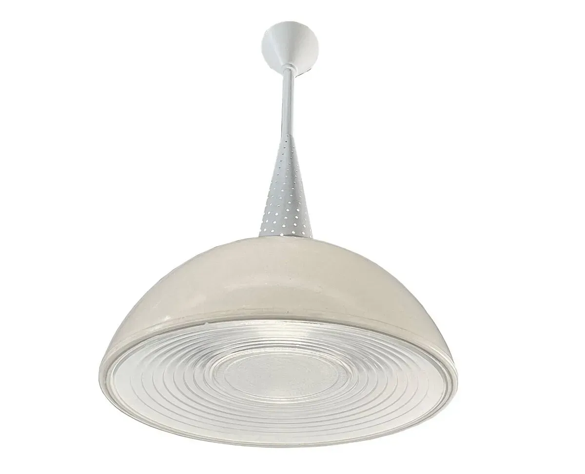 Illustration numéro 3 du produit Suspension Vintage Moderniste • Holophane • 1950