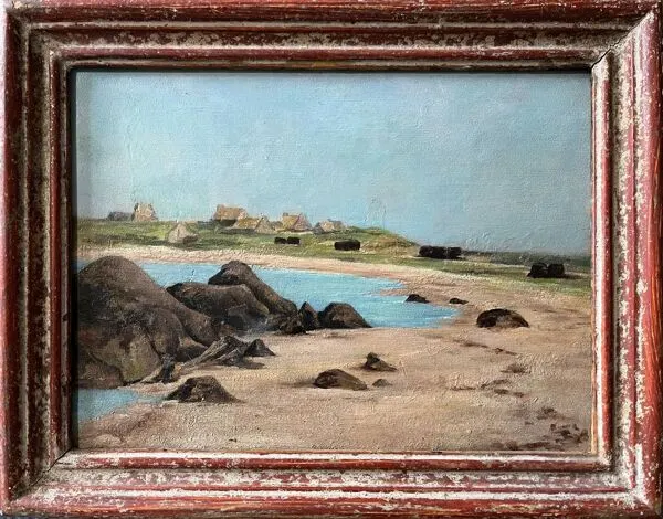 Illustration numéro 3 du produit Tableau HSP ''Marine'' bretonne (?) fourniture d'art Alan Hardy XIX°
