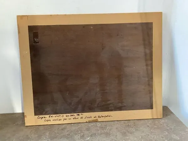 Illustration numéro 3 du produit Ex-voto sur bois XXEME siècle