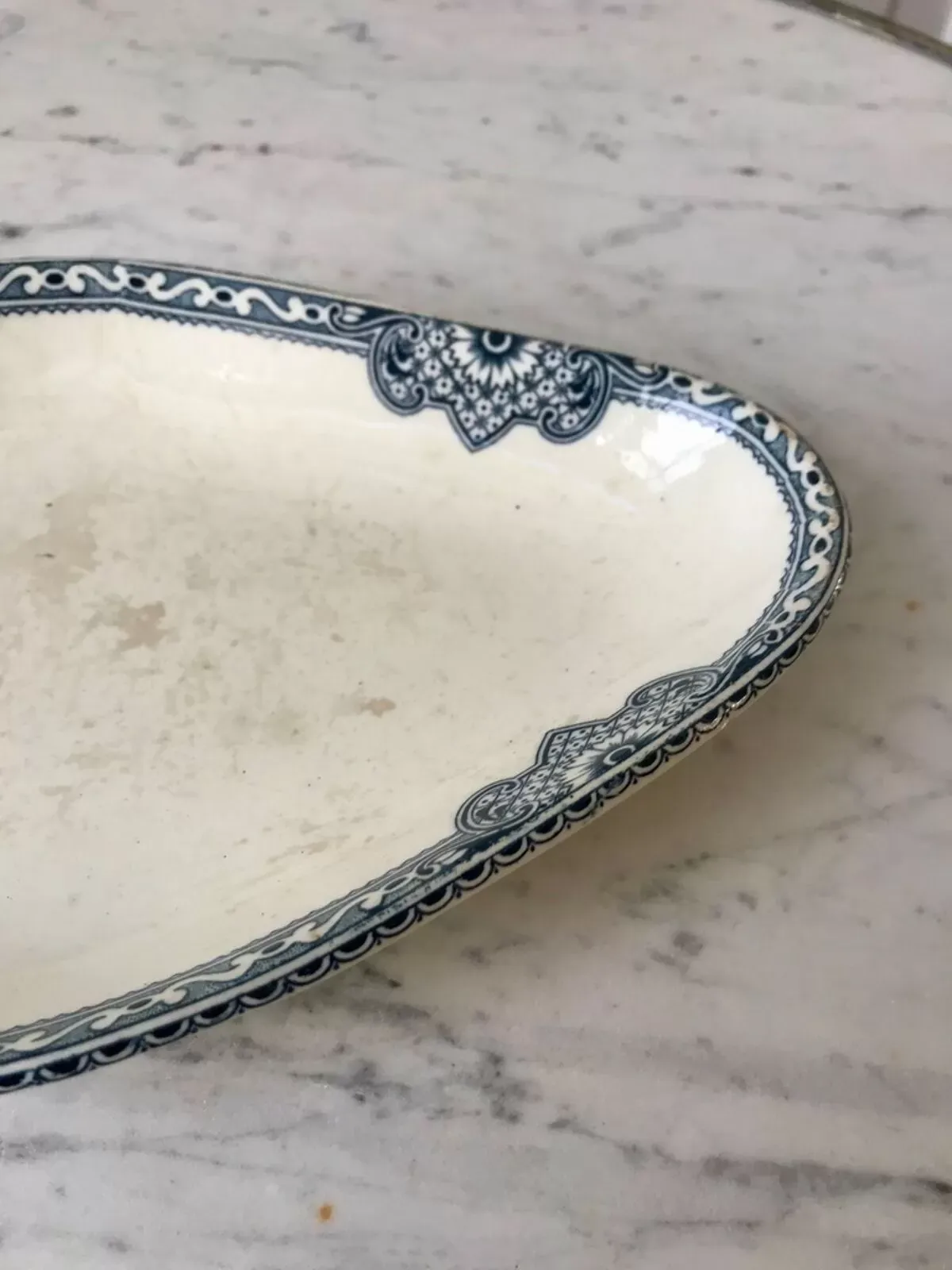 Illustration numéro 3 du produit Ravier Terre de Fer Salins modèle Jumièges fin XIXème