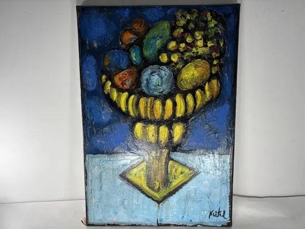 Illustration numéro 3 du produit Tableau Simon Keitel Nature morte dlg de Chagall France 2000