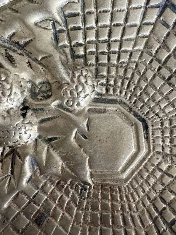 Illustration numéro 3 du produit Coupelle ancienne laiton massif Style École de Nancy