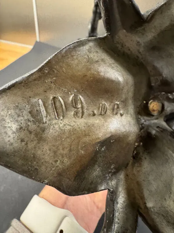 Illustration numéro 3 du produit Paire de bougeoirs Art Nouveau vers 1900