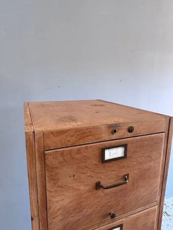 Illustration numéro 3 du produit Meuble à casiers signé Globe-Wernicke, années 1920