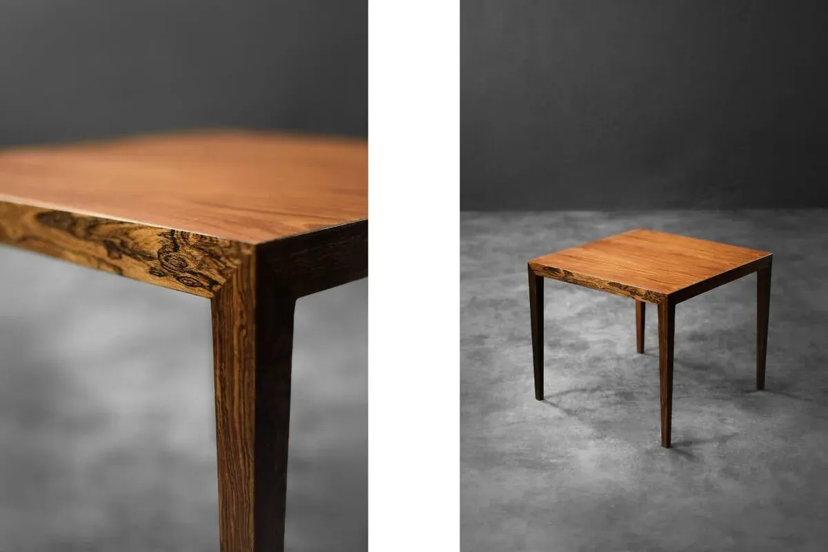 Illustration numéro 3 du produit Vintage Classic Mid-Century Scandinavian Modern Rosewood Coffee Table