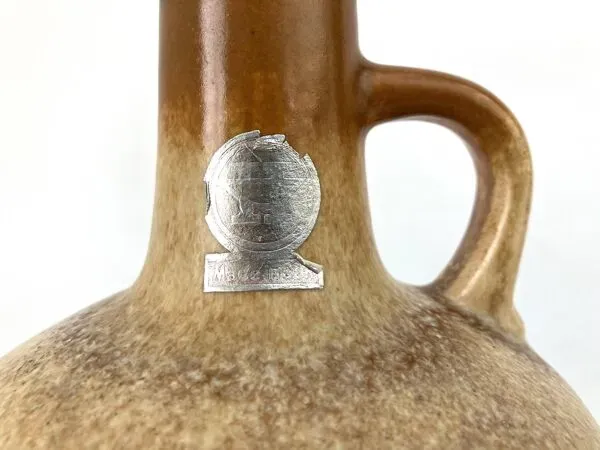 Illustration numéro 3 du produit Petit vase en céramique veb haldensleben • made in gdr allemagne de l'est • vintage 70s