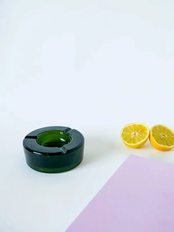 Illustration numéro 3 du produit Cendrier Sendiver de bar, vert bouteille, 1970