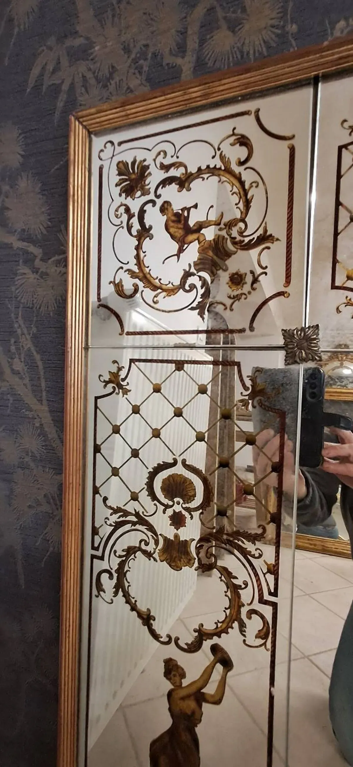 Illustration numéro 3 du produit Miroir de bistrot  202 x 102