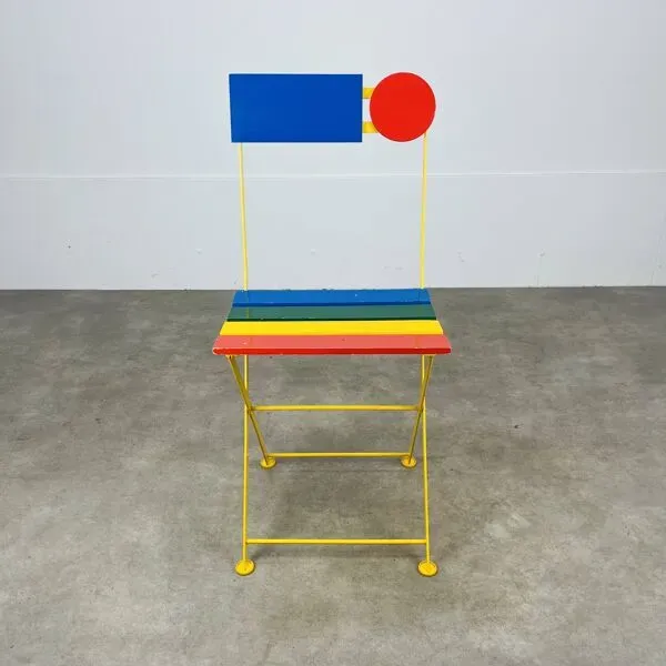 Illustration numéro 3 du produit Chaise pliante postmoderne Fermob par Denis Balland